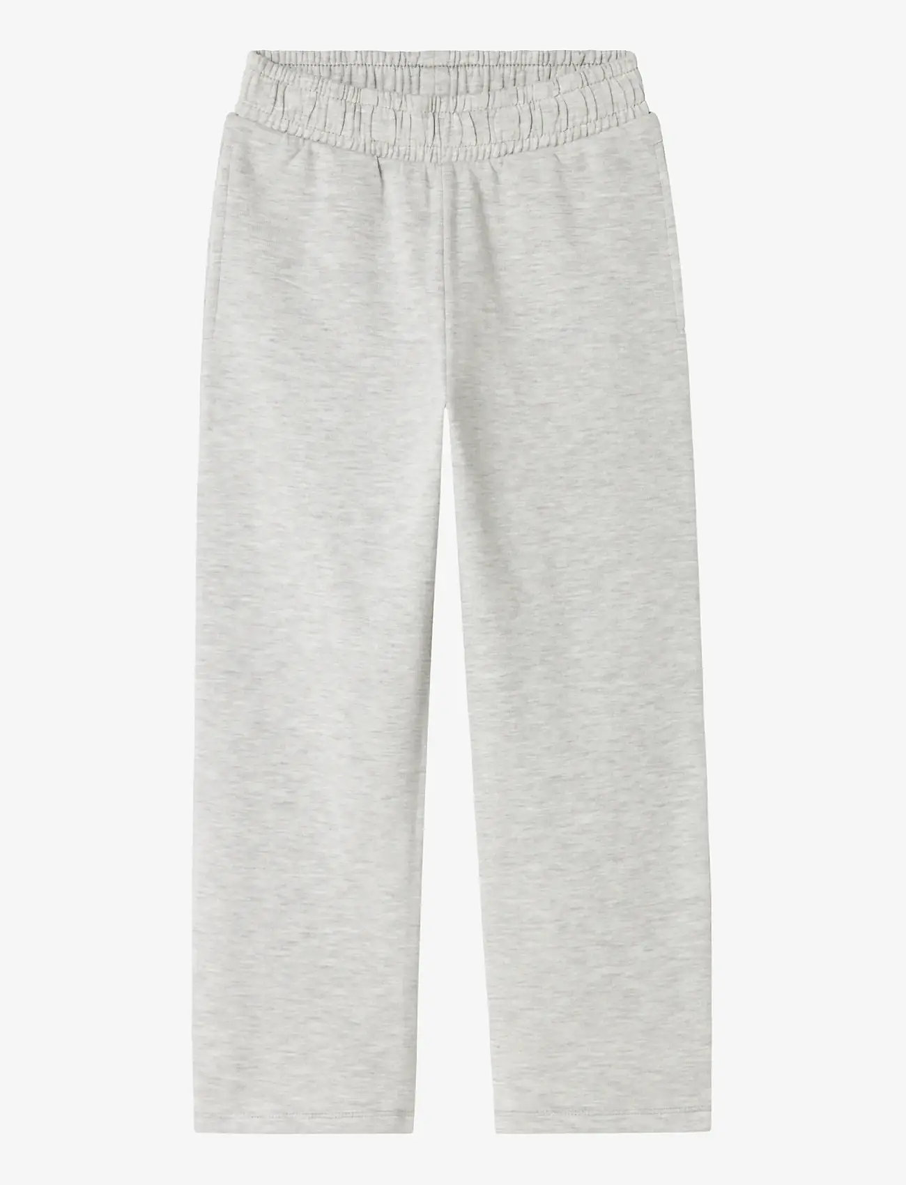name it - NKMMALLO STRAIGHT SWEAT PANT UNB NOOS - sporta bikses - light grey melange - 1