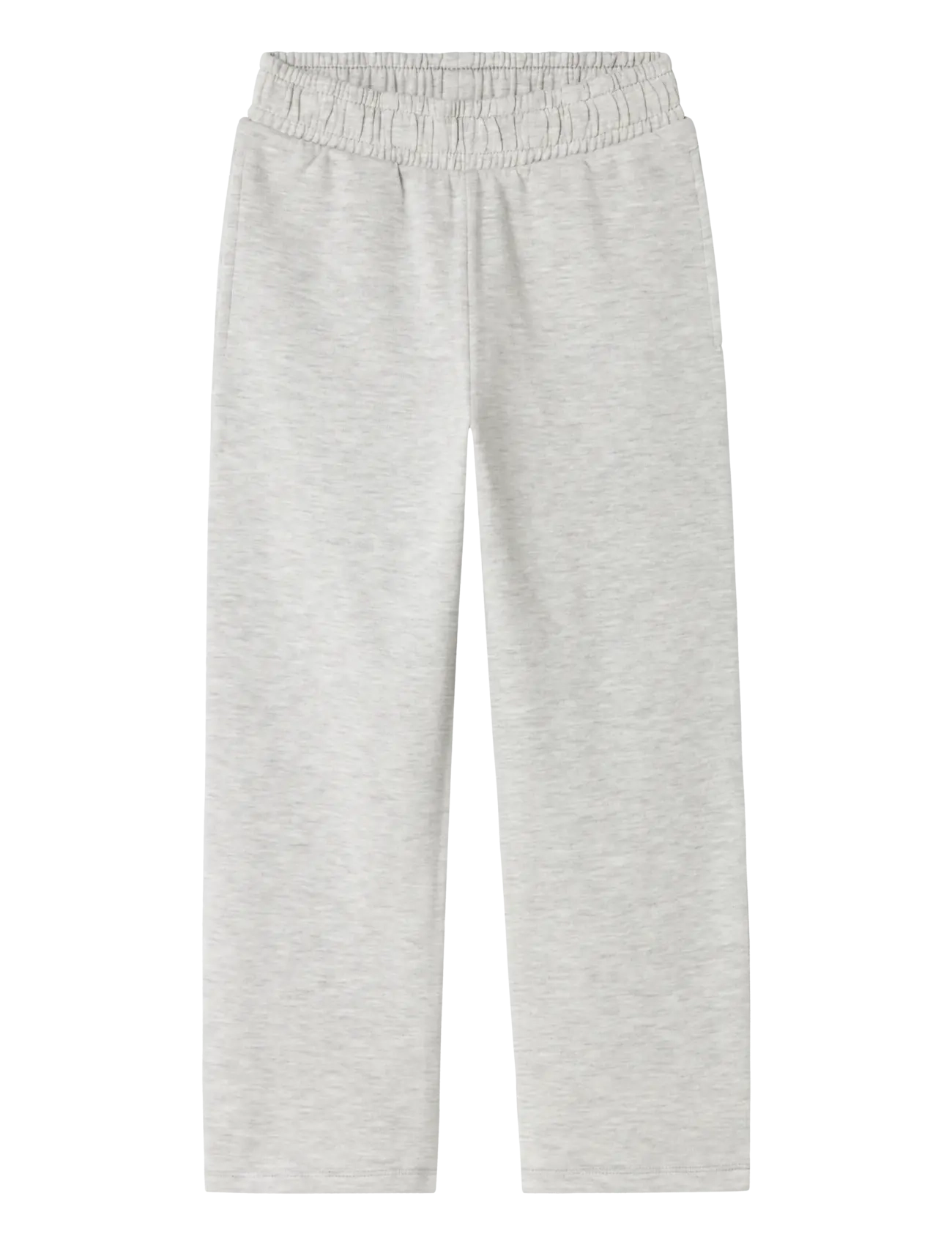 NKMMALLO STRAIGHT SWEAT PANT BRU NOOS - LIGHT GREY MELANGE