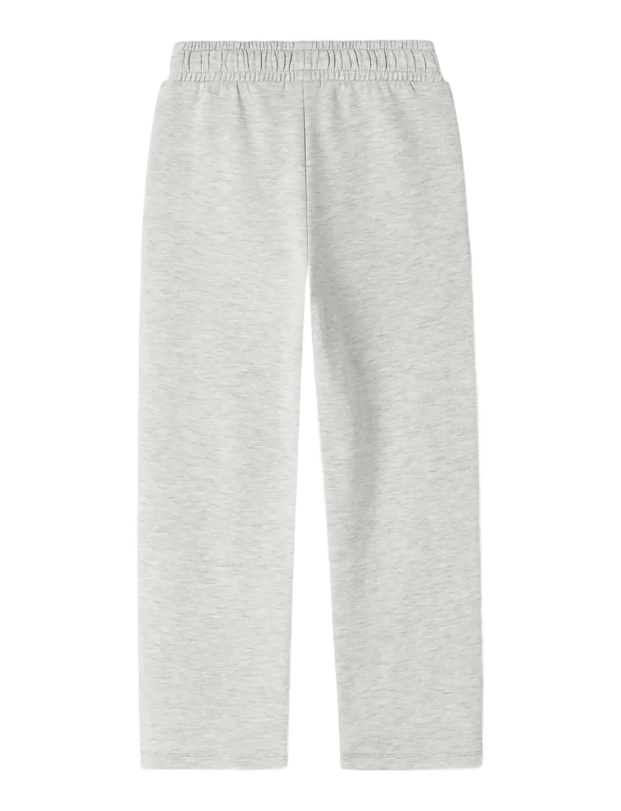 name it - NKMMALLO STRAIGHT SWEAT PANT UNB NOOS - dressipüksid - light grey melange - 2