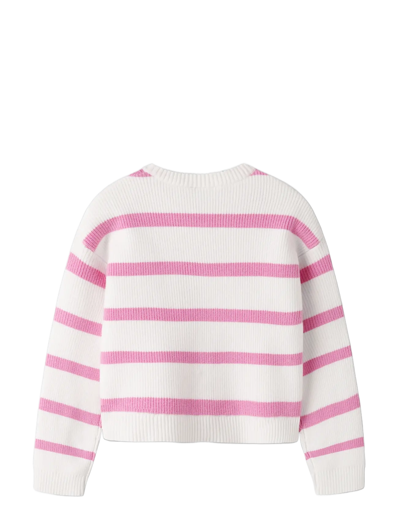 name it - NKFVNILLA LS SH KNIT - pullover - cloud dancer - 1