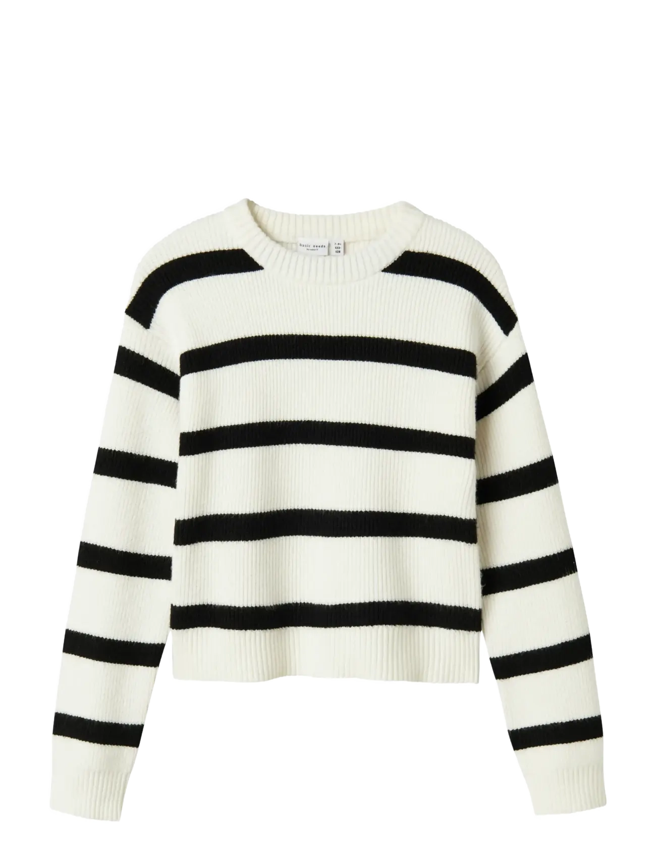 name it NKFVNILLA LS SH KNIT - Oberteile - CLOUD DANCER / white