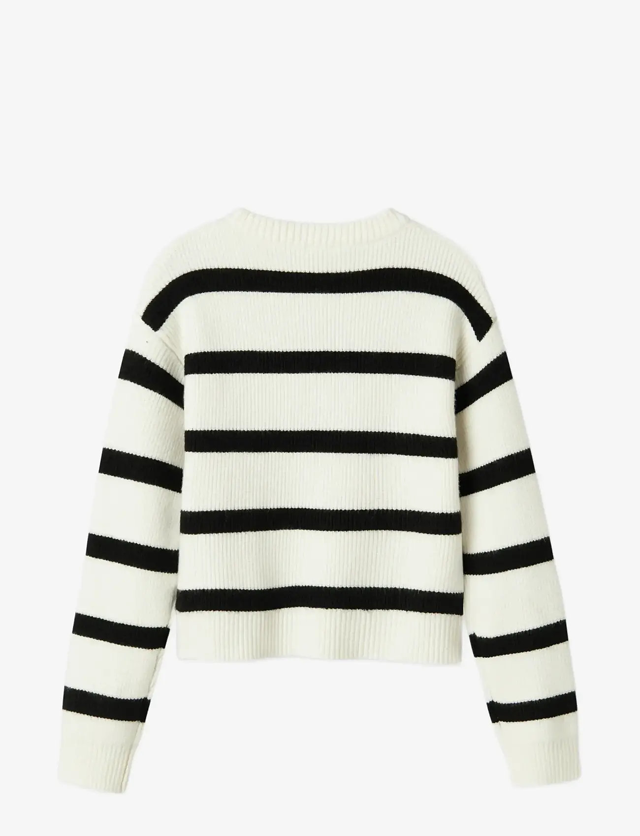 name it - NKFVNILLA LS SH KNIT - pulls - cloud dancer - 2