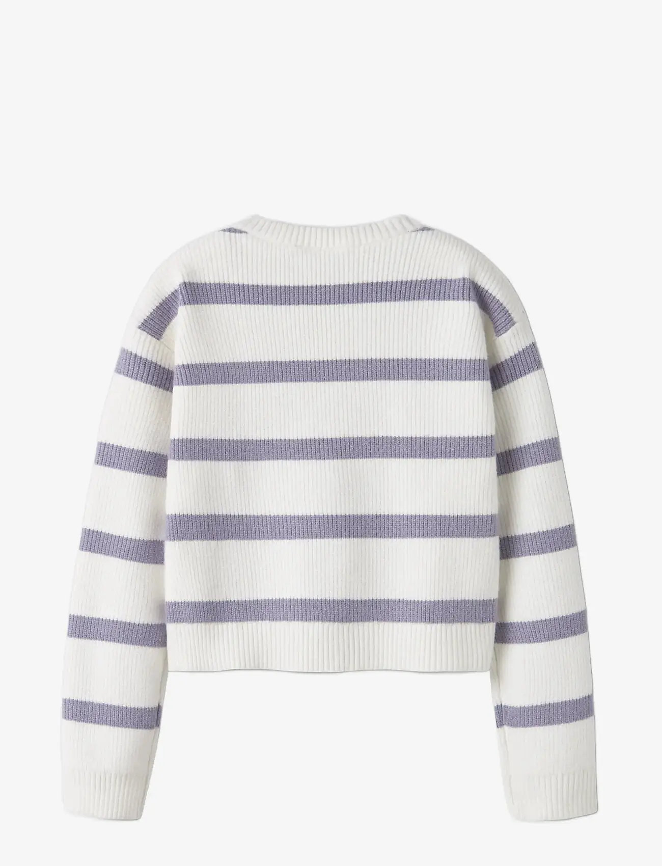 name it - NKFVNILLA LS SH KNIT - trøjer - cloud dancer - 2