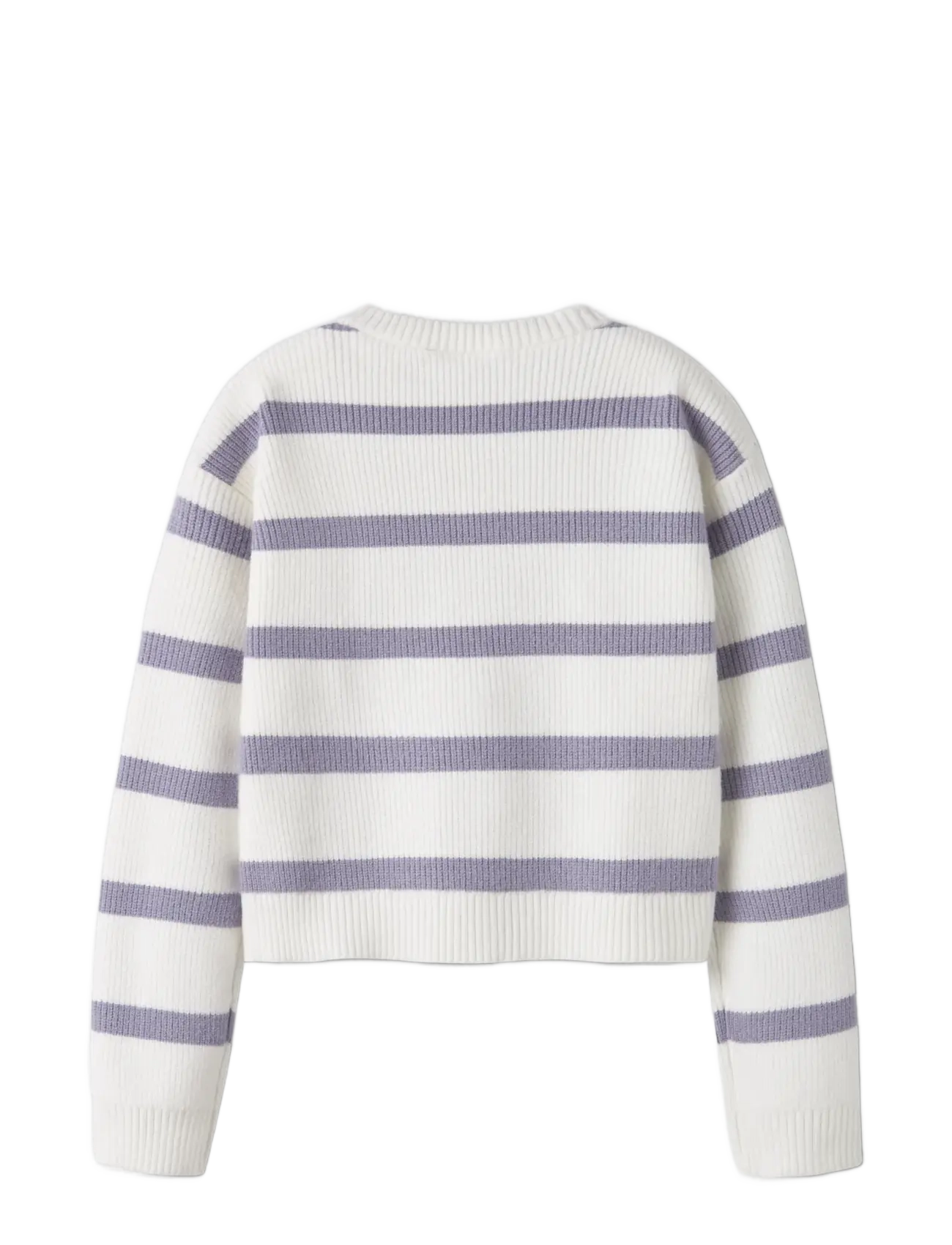 name it - NKFVNILLA LS SH KNIT - trøjer - cloud dancer - 2