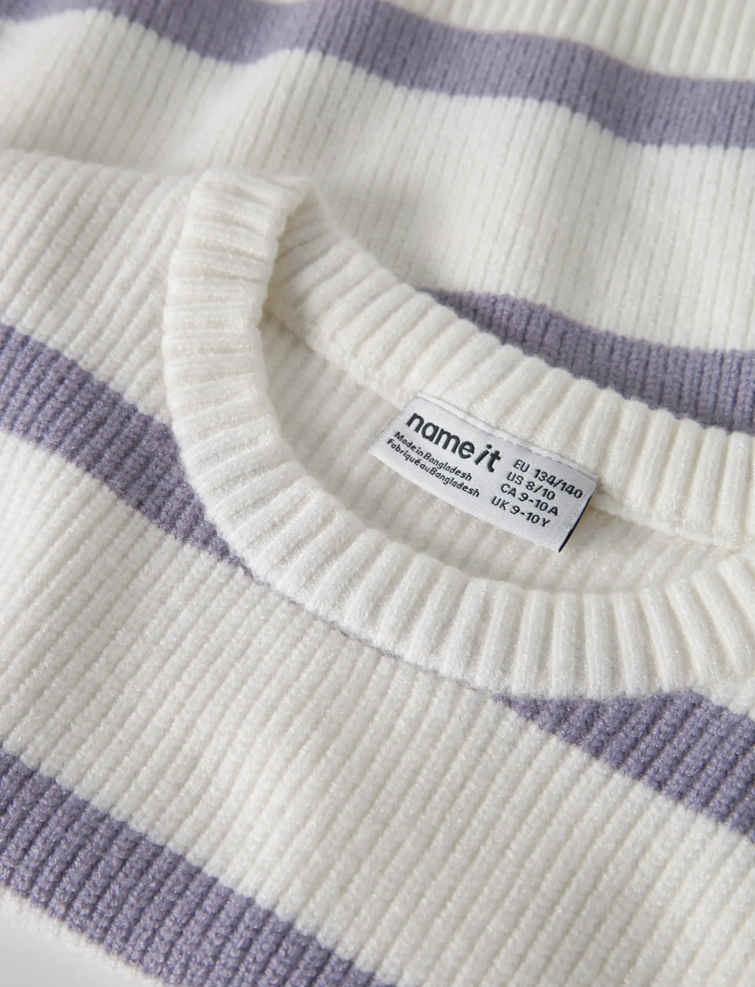 name it - NKFVNILLA LS SH KNIT - trøjer - cloud dancer - 3