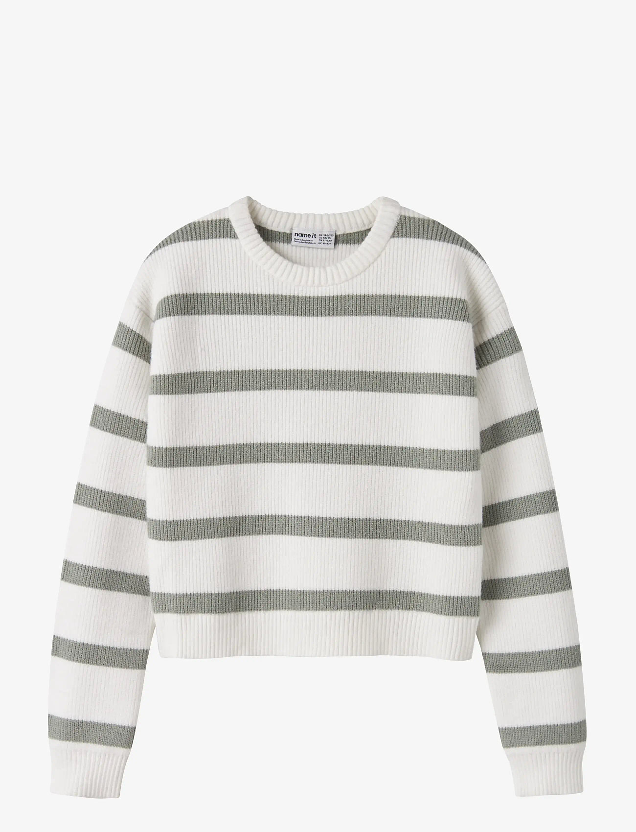 name it - NKFVNILLA LS SH KNIT - pullover - cloud dancer - 1