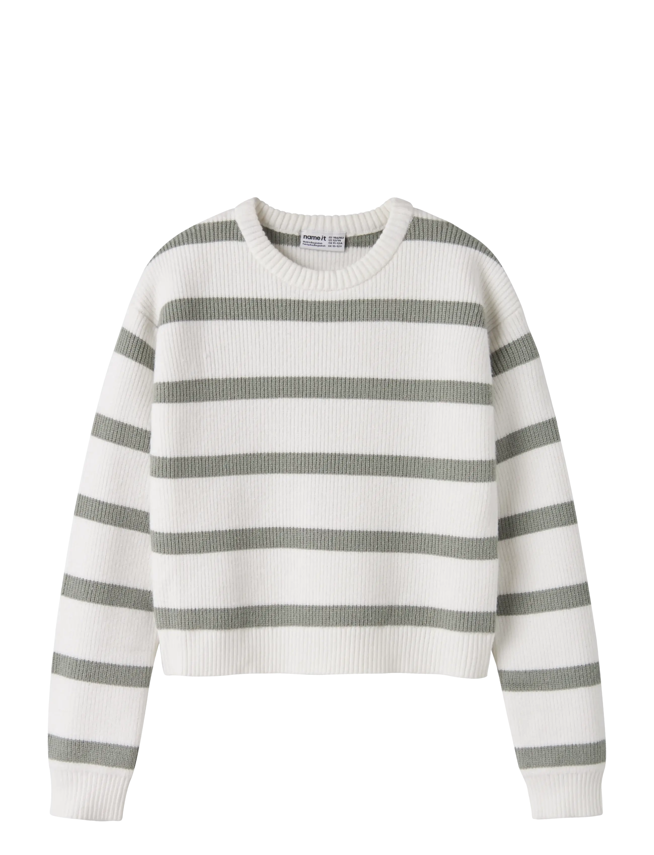 name it NKFVNILLA LS SH KNIT - Pullover - CLOUD DANCER / white