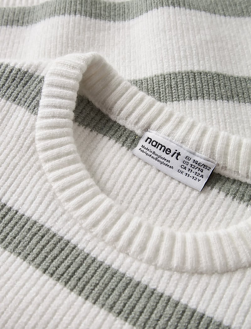 name it - NKFVNILLA LS SH KNIT - pullover - cloud dancer - 3