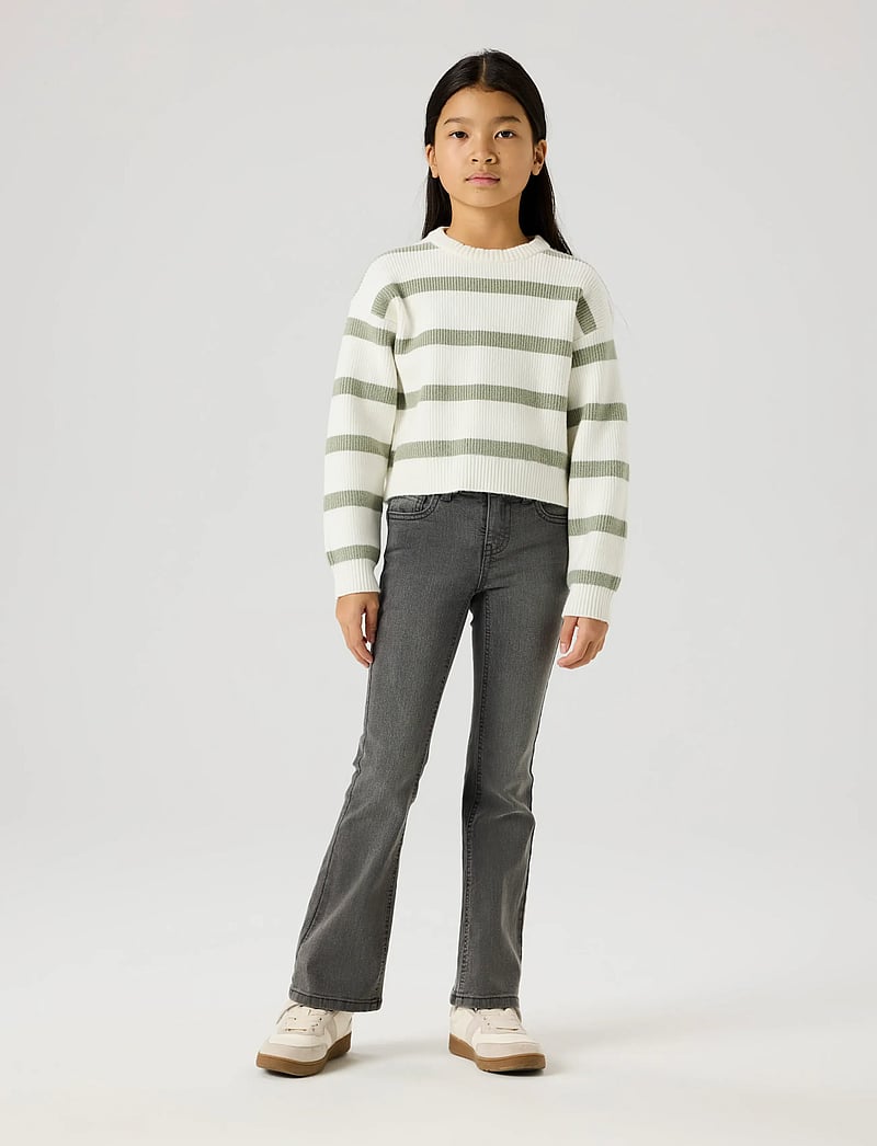 name it - NKFVNILLA LS SH KNIT - pullover - cloud dancer - 4