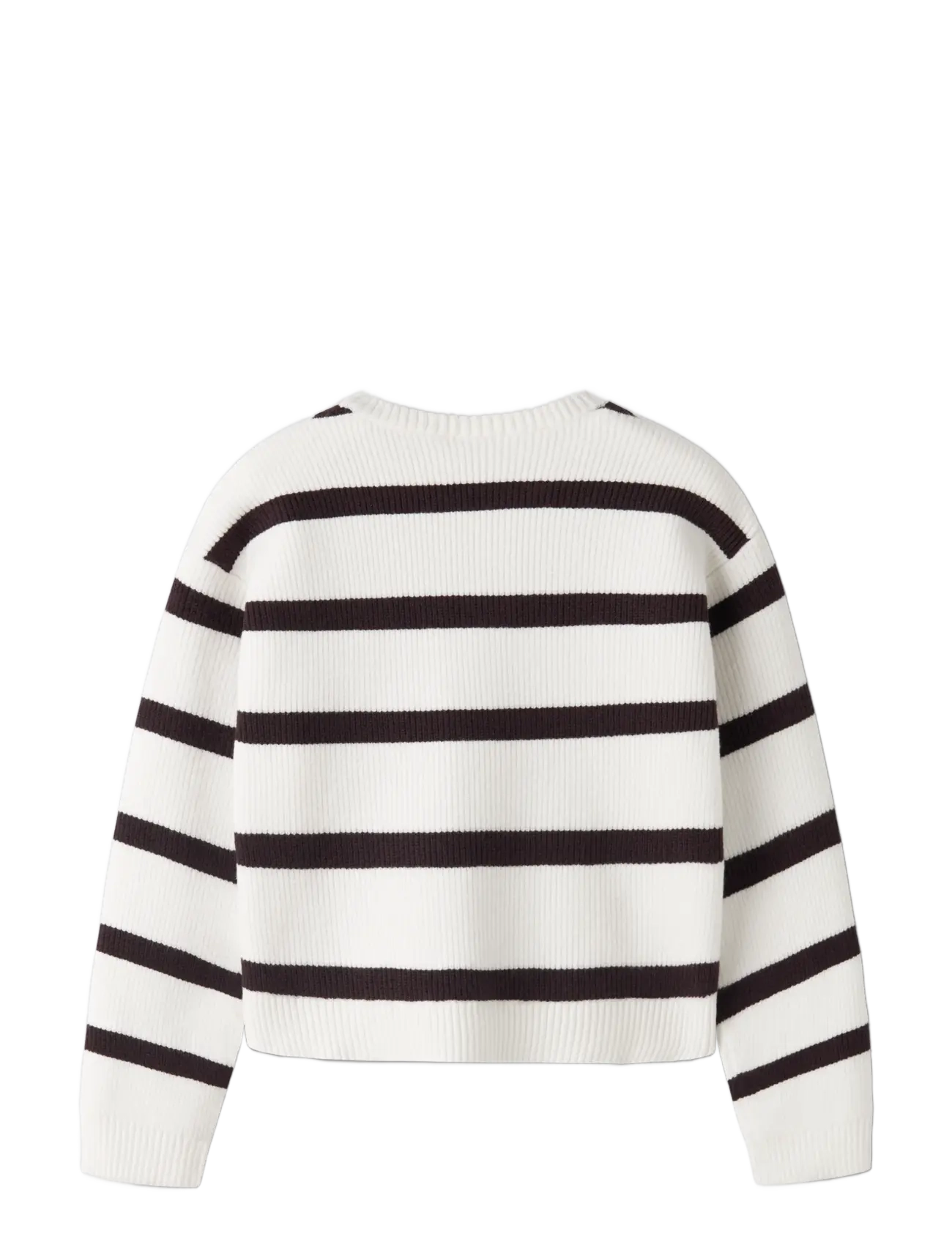 name it - NKFVNILLA LS SH KNIT - pullover - cloud dancer - 1