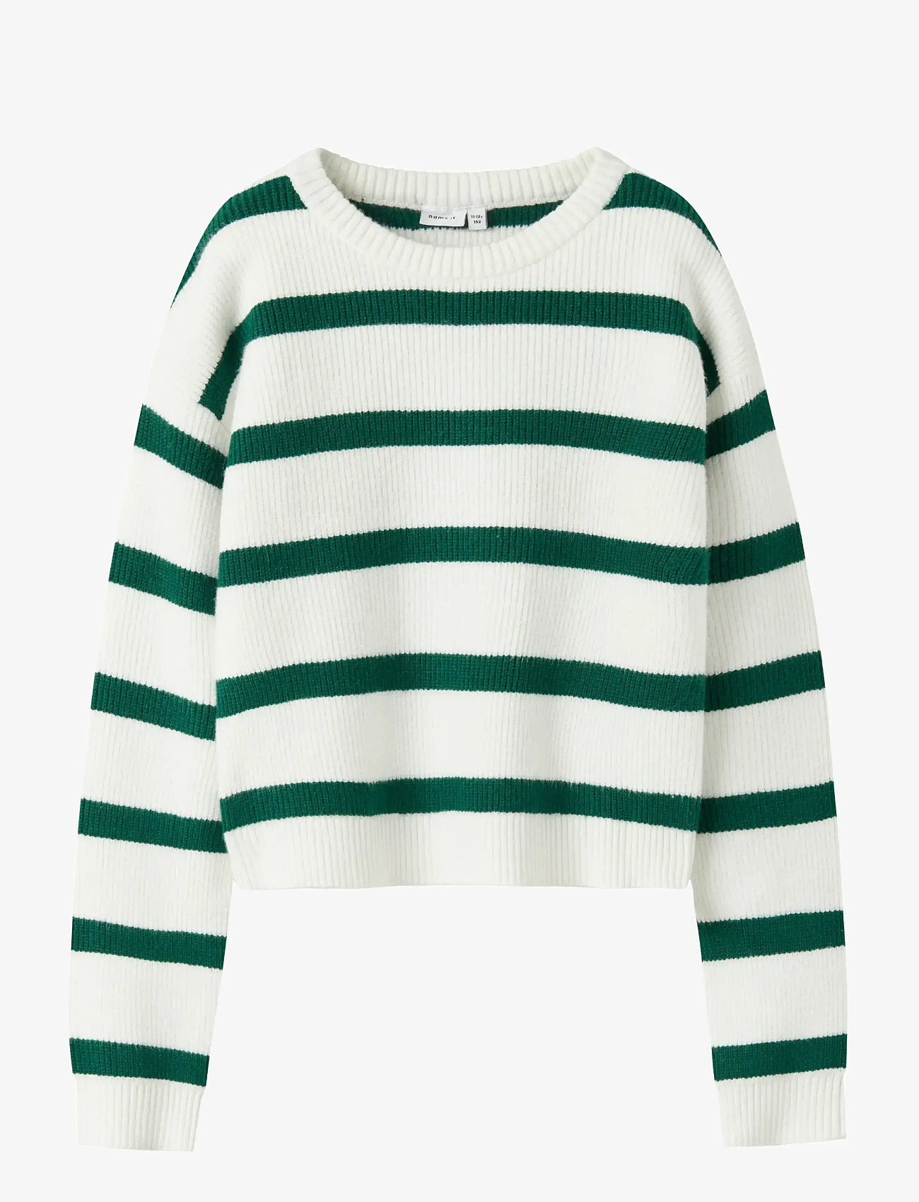 name it - NKFVNILLA LS SH KNIT - pullover - cloud dancer - 1