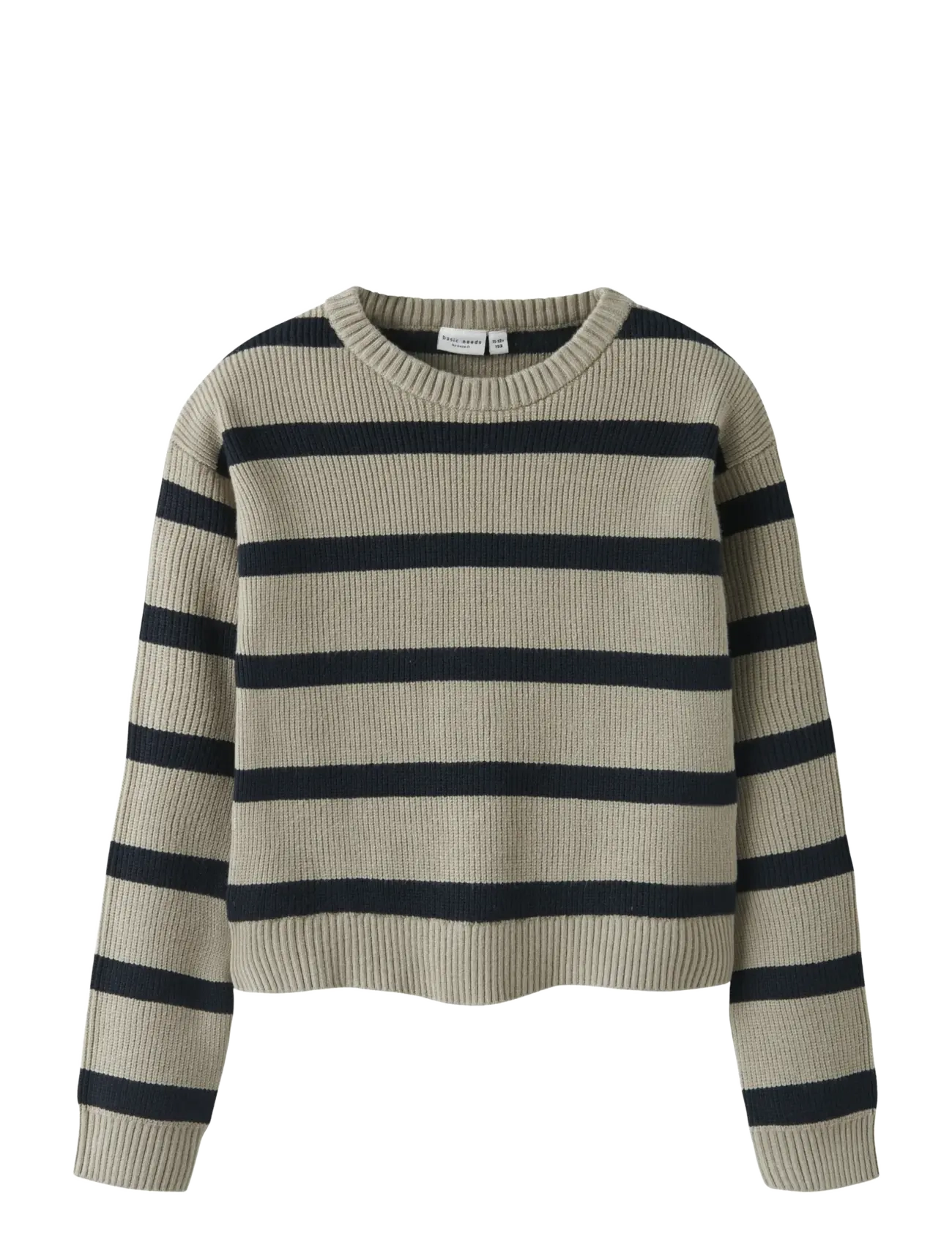 NAME IT Nkfvnilla Ls Sh Knit Beige - 116 - Kinder