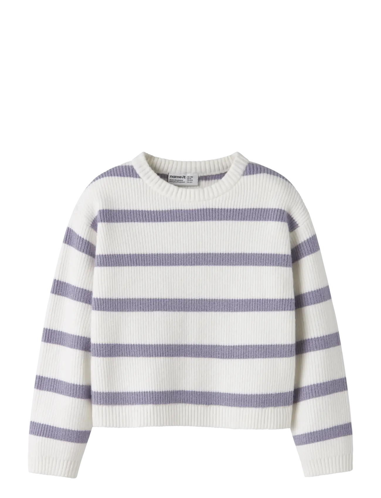 name it NMFVNILLA LS SH KNIT - Baby 44-92 - CLOUD DANCER / white