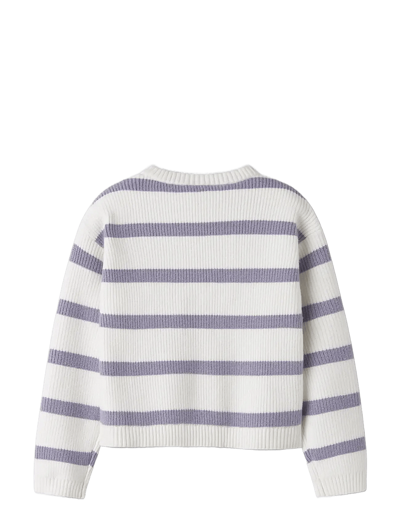 name it - NMFVNILLA LS SH KNIT - pullover - cloud dancer - 2