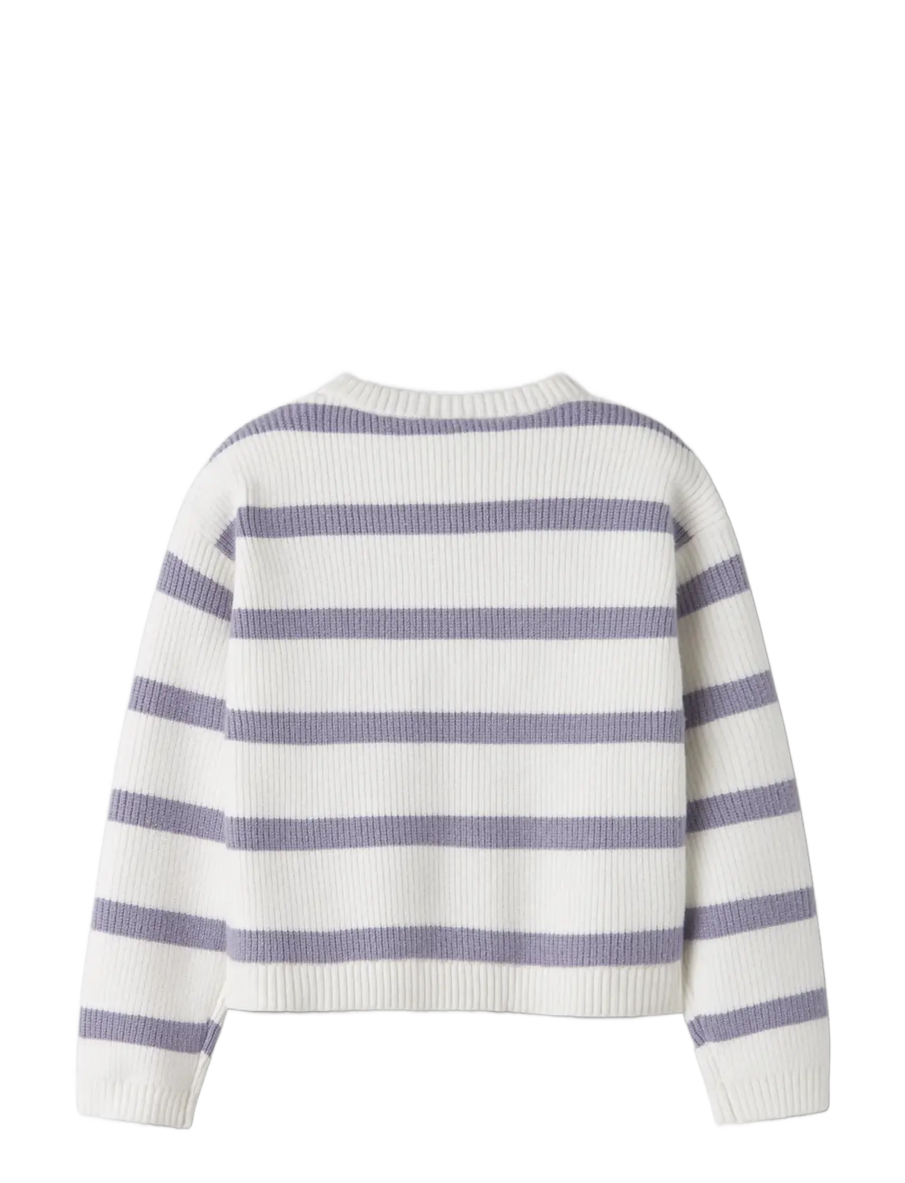 name it - NMFVNILLA LS SH KNIT - trøjer - cloud dancer - 2