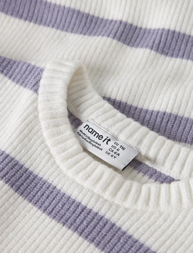 name it - NMFVNILLA LS SH KNIT - pullover - cloud dancer - 3