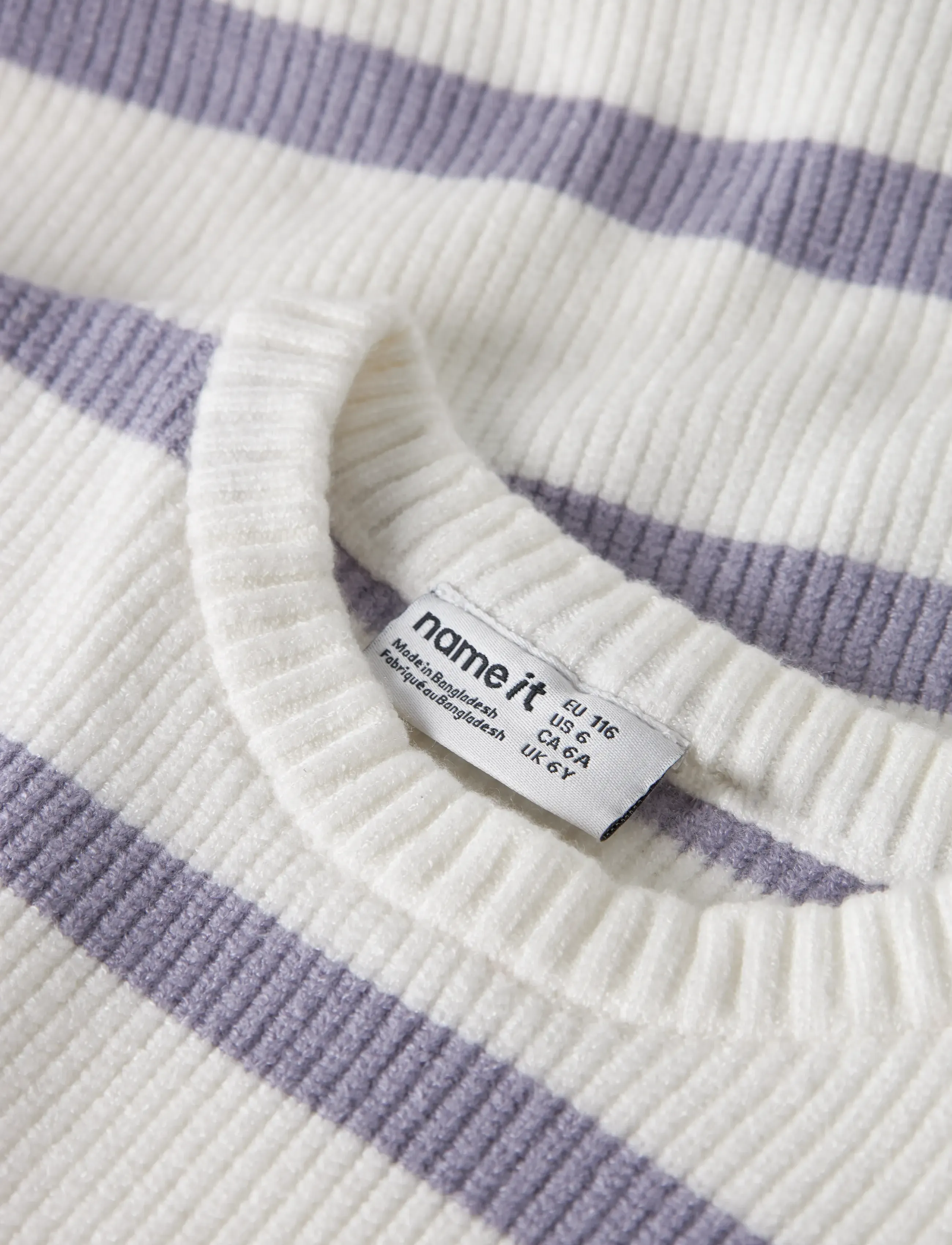 name it - NMFVNILLA LS SH KNIT - trøjer - cloud dancer - 3