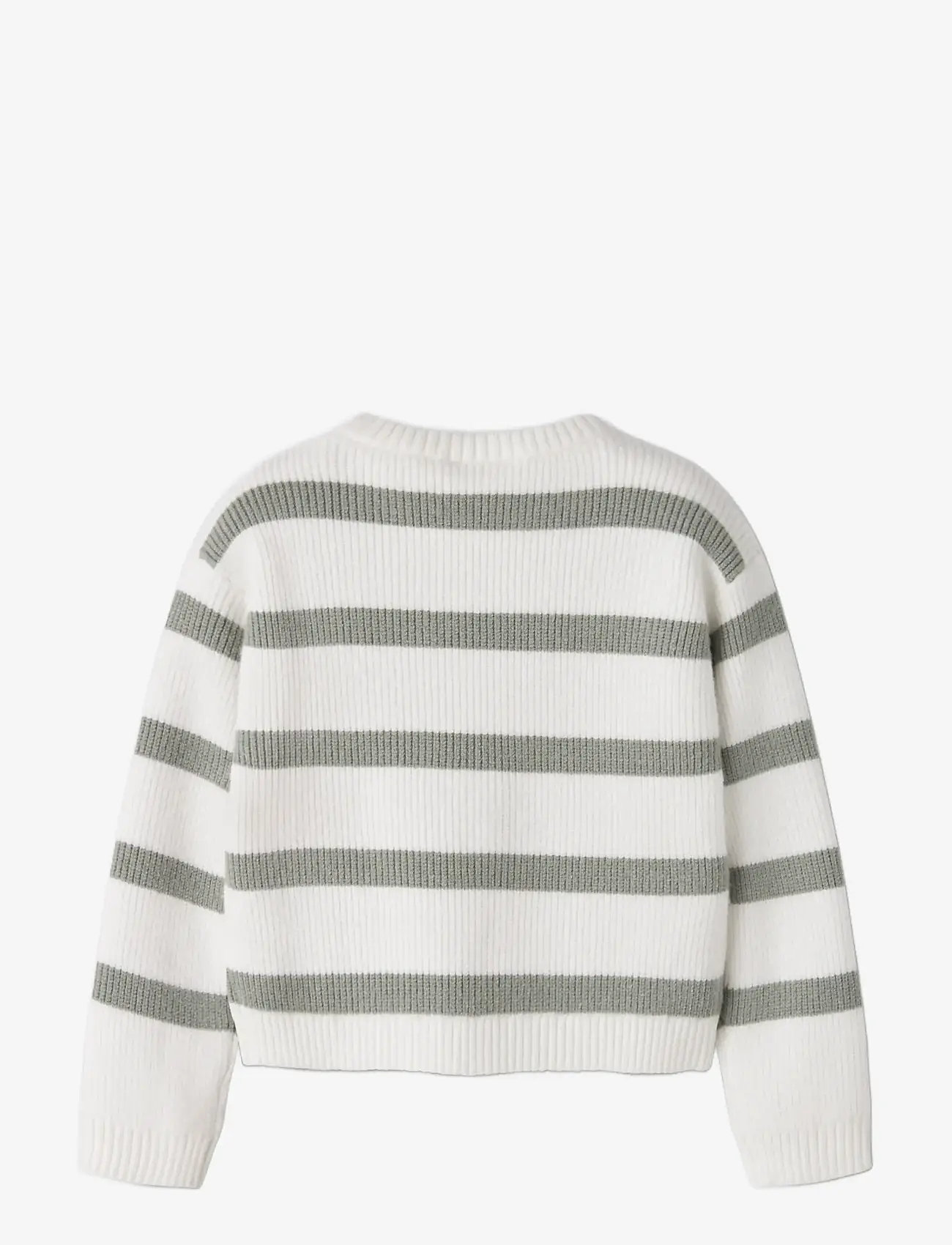 name it - NMFVNILLA LS SH KNIT - trøjer - cloud dancer - 2