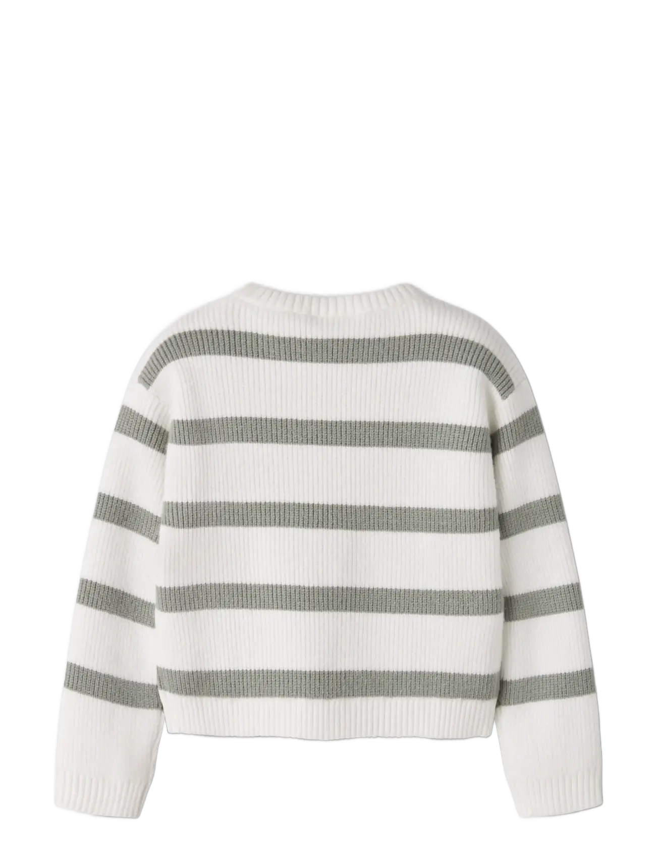 name it - NMFVNILLA LS SH KNIT - trøjer - cloud dancer - 2