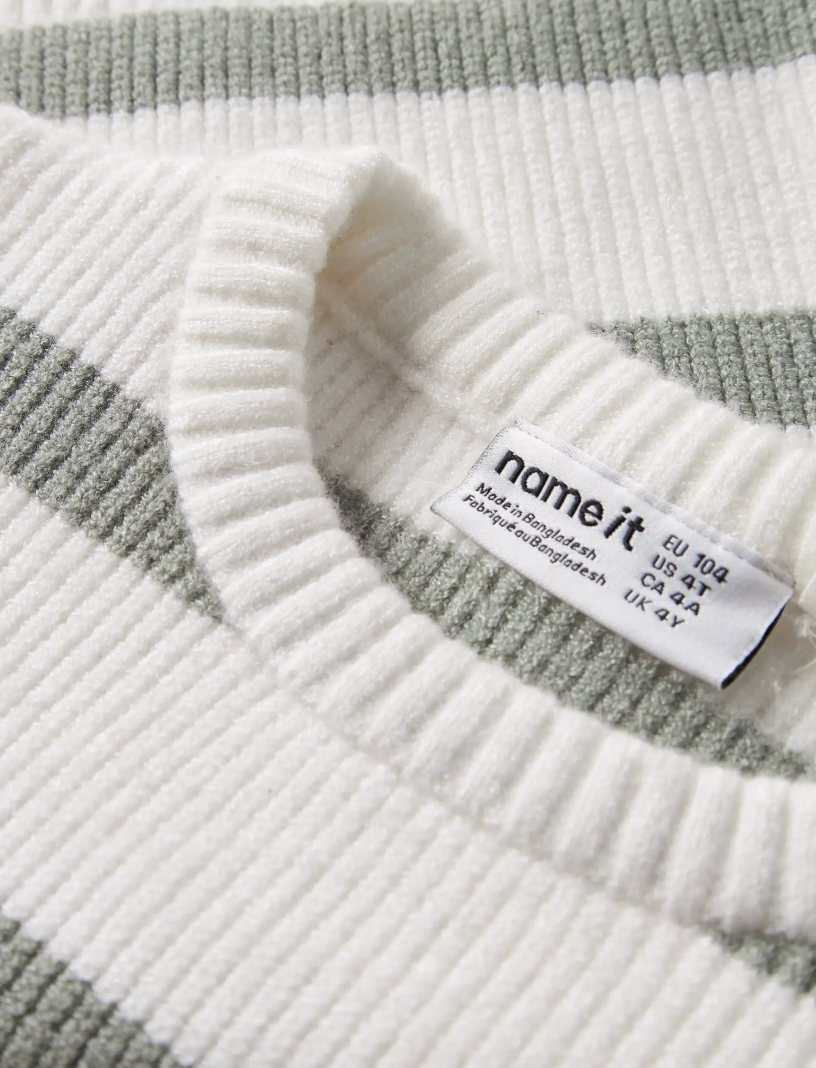 name it - NMFVNILLA LS SH KNIT - trøjer - cloud dancer - 3