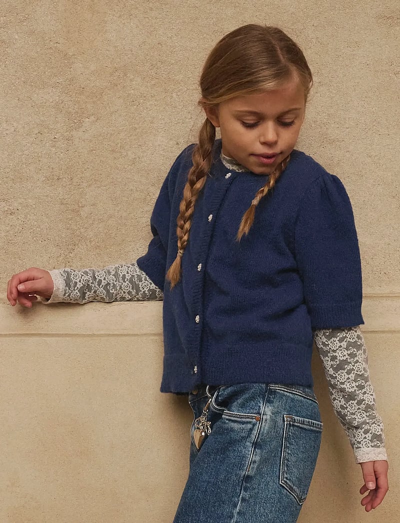 name it - NKFNABETH 2/4 SL KNIT CARD - cardigans - blueprint - 0