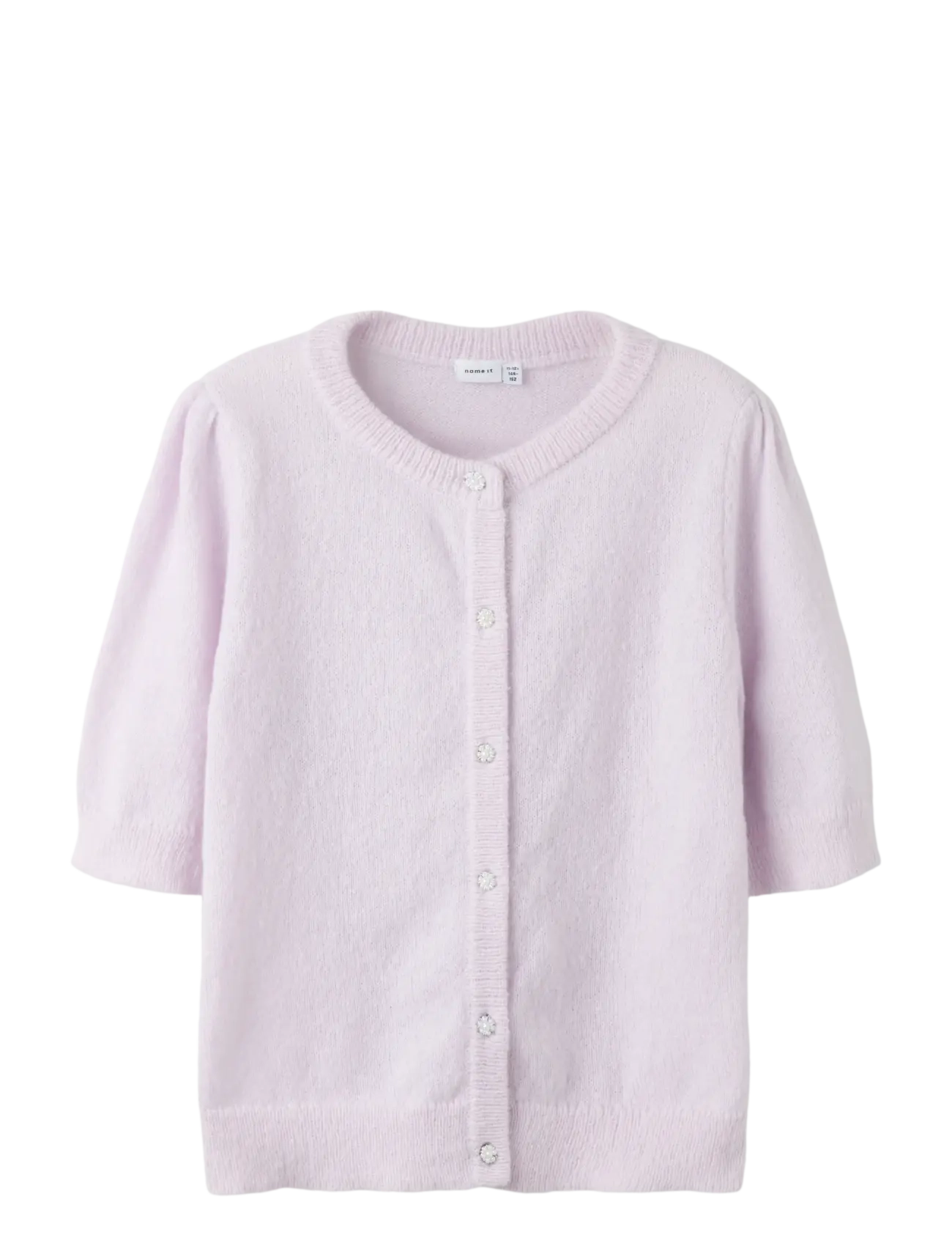 name it NKFNABETH 2/4 SL KNIT CARD - Pluusid - LAVENDER FOG / pink/rose