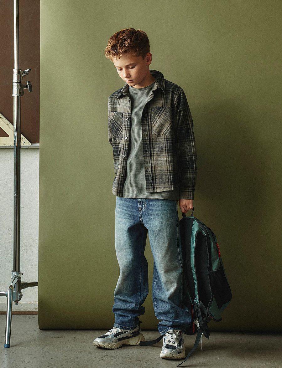 name it - NKMRYAN LOOSE JEANS 5760-RM NOOS - alt laienevad teksad - vintage medium blue denim - 3