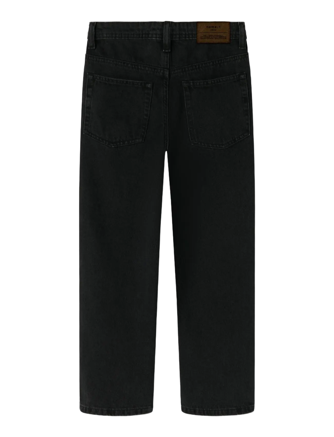 name it - NKMRYAN LOOSE JEANS 5760-RM NOOS - alt laienevad teksad - black denim - 2