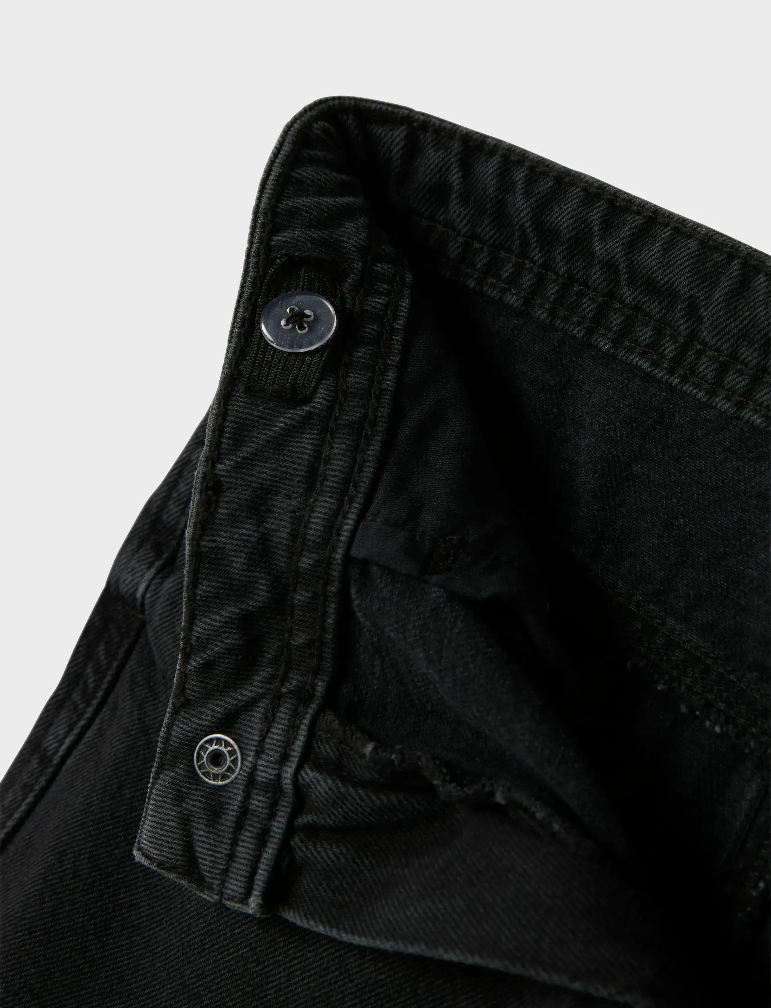 name it - NKMRYAN LOOSE JEANS 5760-RM NOOS - alt laienevad teksad - black denim - 4