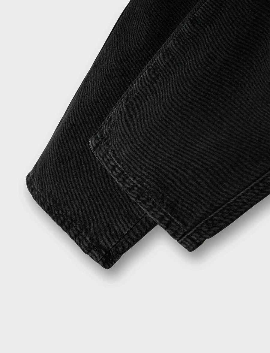 name it - NKMRYAN LOOSE JEANS 5760-RM NOOS - alt laienevad teksad - black denim - 5