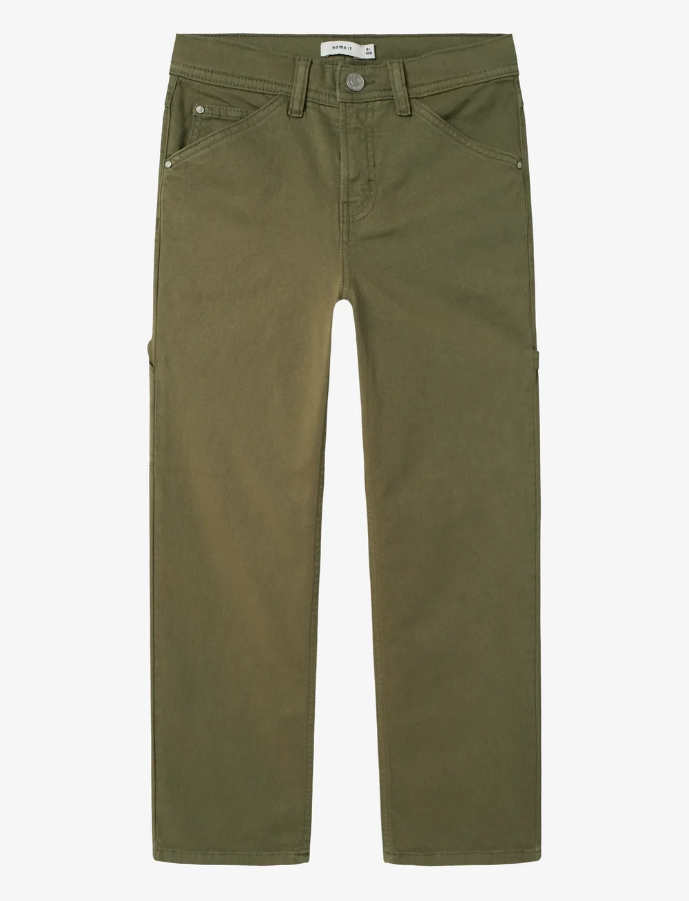 name it - NKMRYAN STRAIGHT TWILL PANT 1880-AX NOOS - regular jeans - deep lichen green - 1