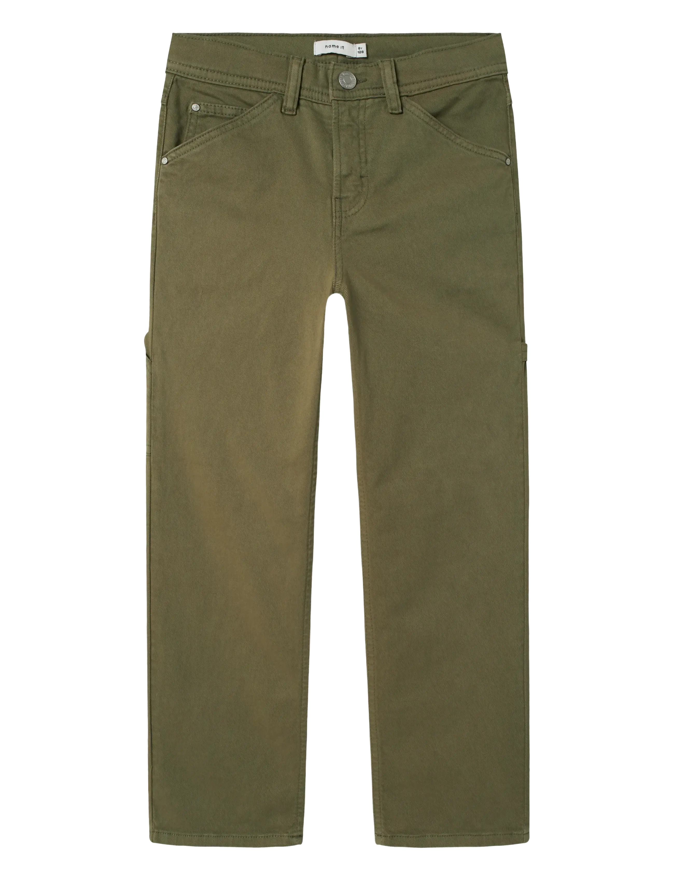 name it NKMRYAN STRAIGHT TWILL PANT 1880-AX NOOS - Jeans - DEEP LICHEN GREEN / khaki/green
