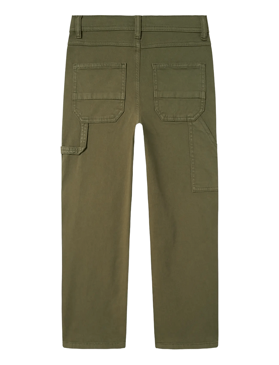 name it - NKMRYAN STRAIGHT TWILL PANT 1880-AX NOOS - Įprasto kirpimo džinsai - deep lichen green - 2