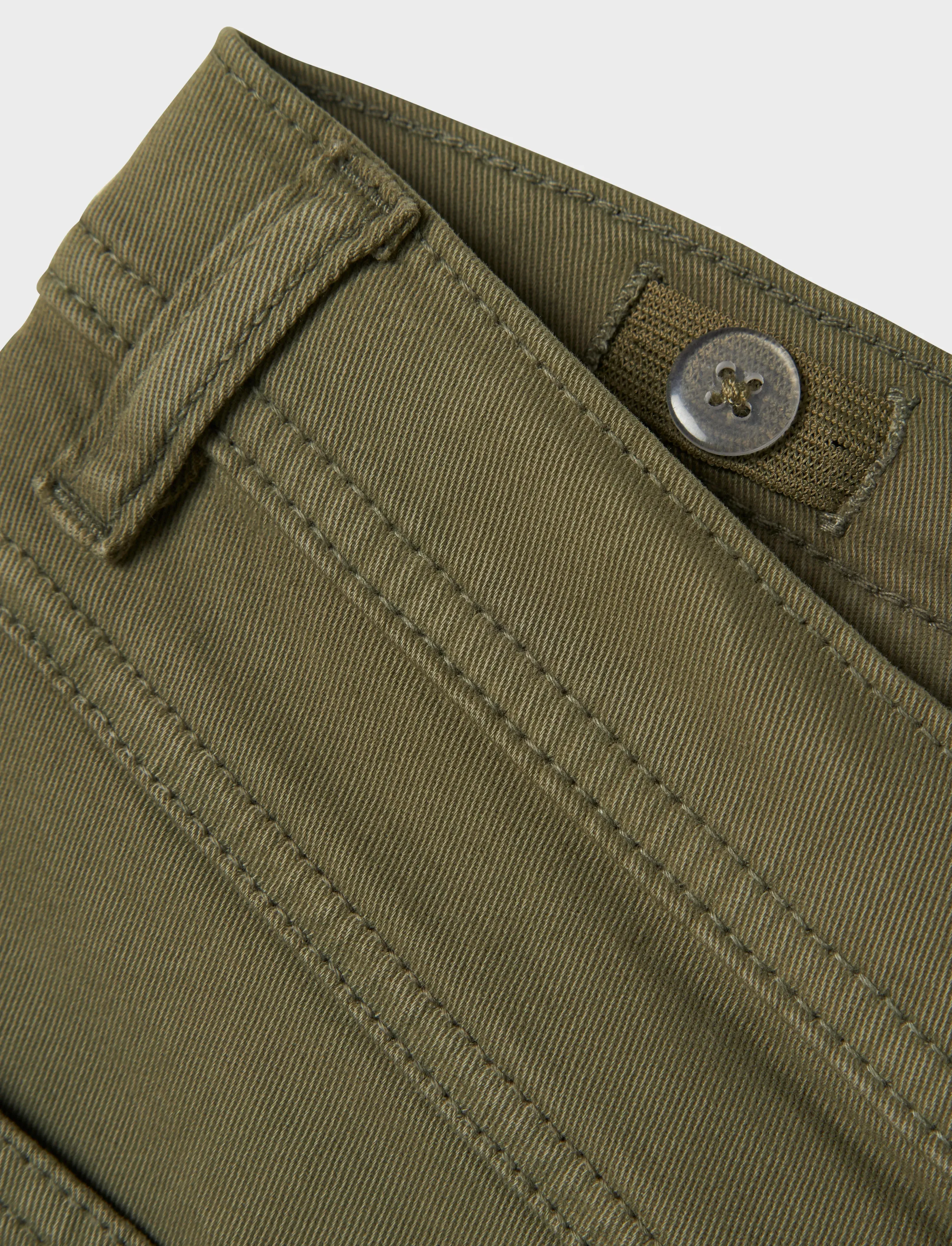 name it - NKMRYAN STRAIGHT TWILL PANT 1880-AX NOOS - Įprasto kirpimo džinsai - deep lichen green - 3