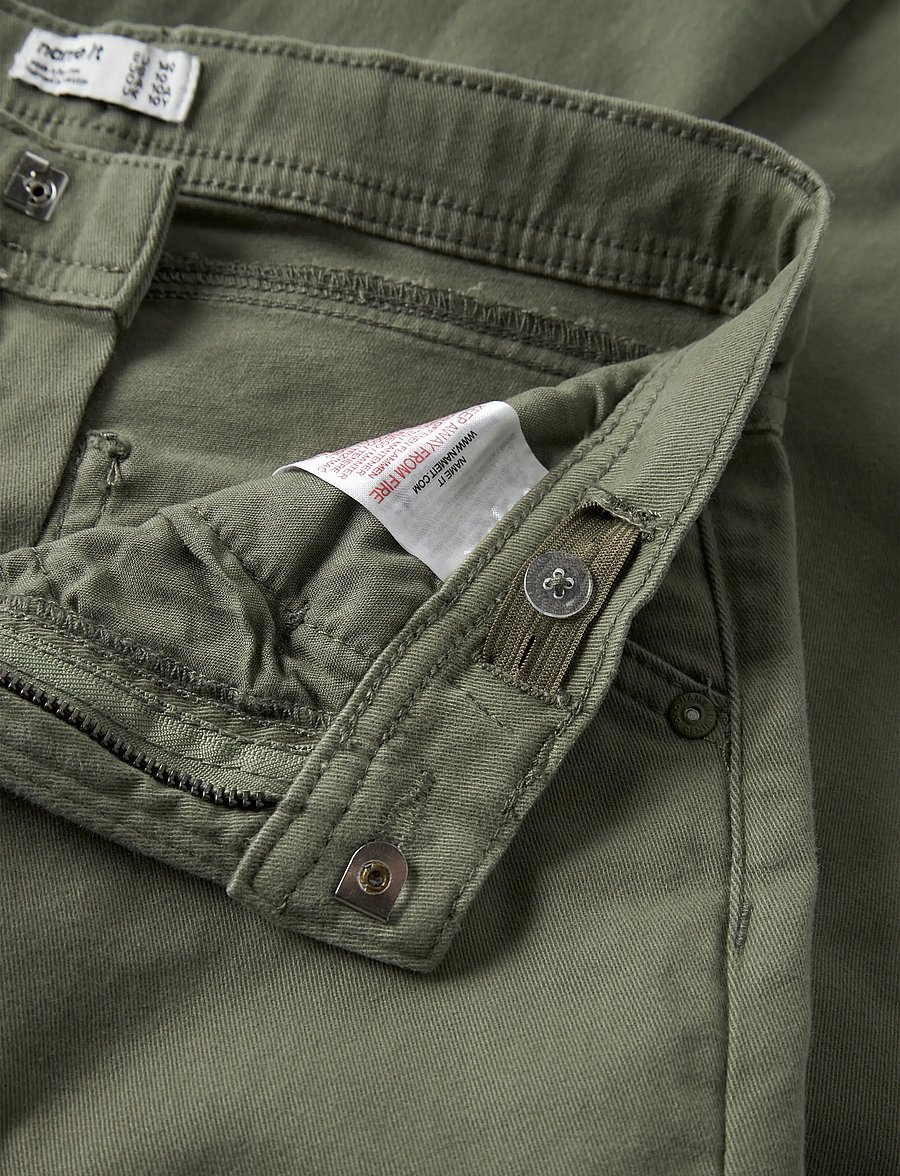 name it - NKMRYAN STRAIGHT TWILL PANT 1880-AX NOOS - Įprasto kirpimo džinsai - deep lichen green - 5