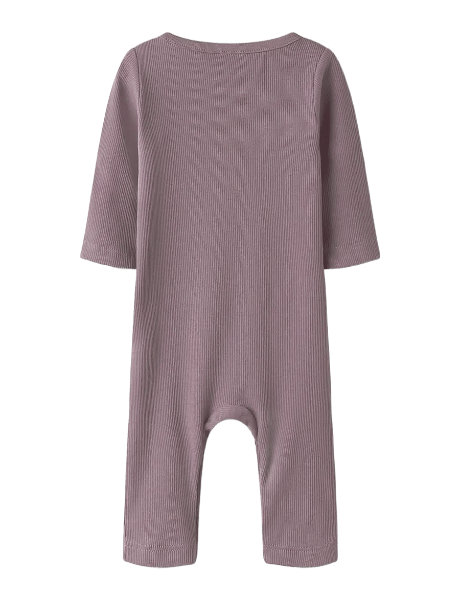 name it - NBNNAKAL LS SUIT NOOS - långärmade bodysuits - elderberry - 2