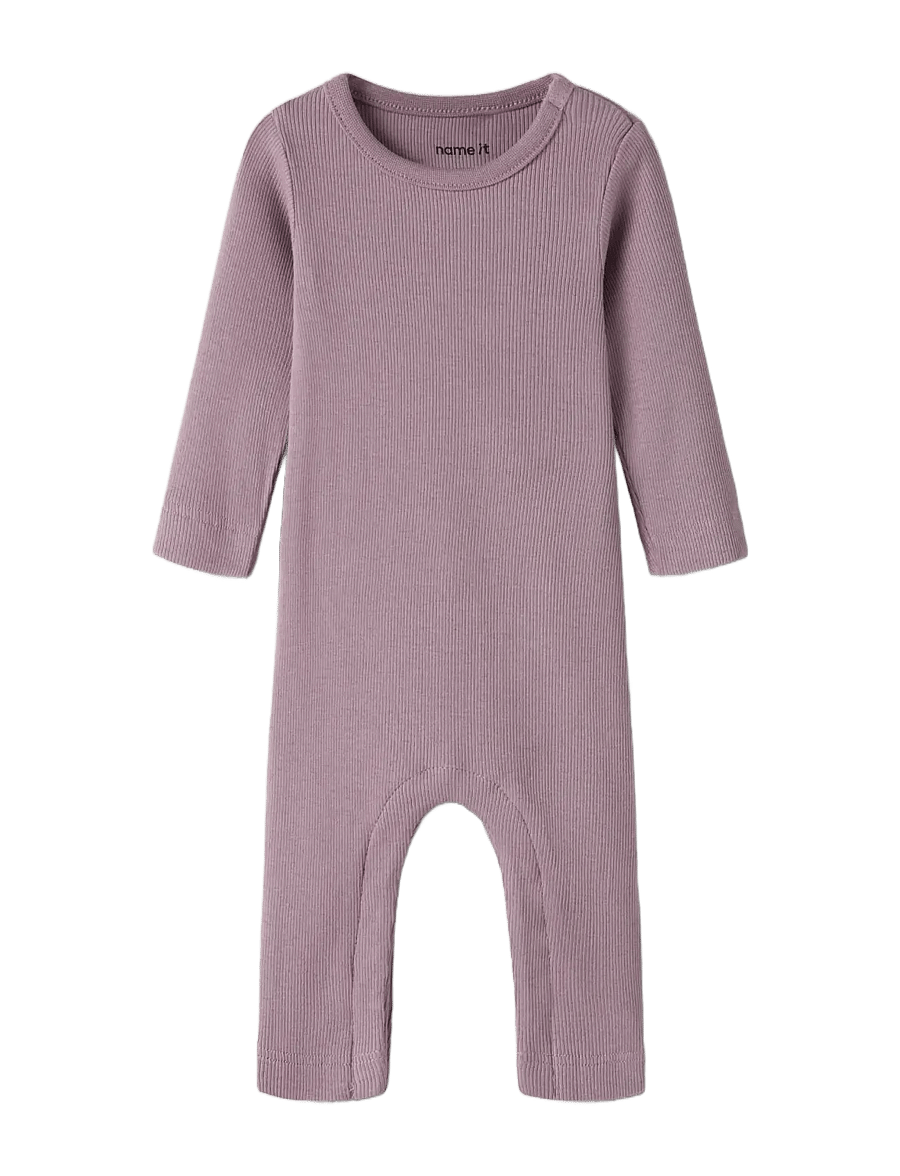name it - NBNNAKAL LS SUIT NOOS - langærmede heldragter - elderberry - 3