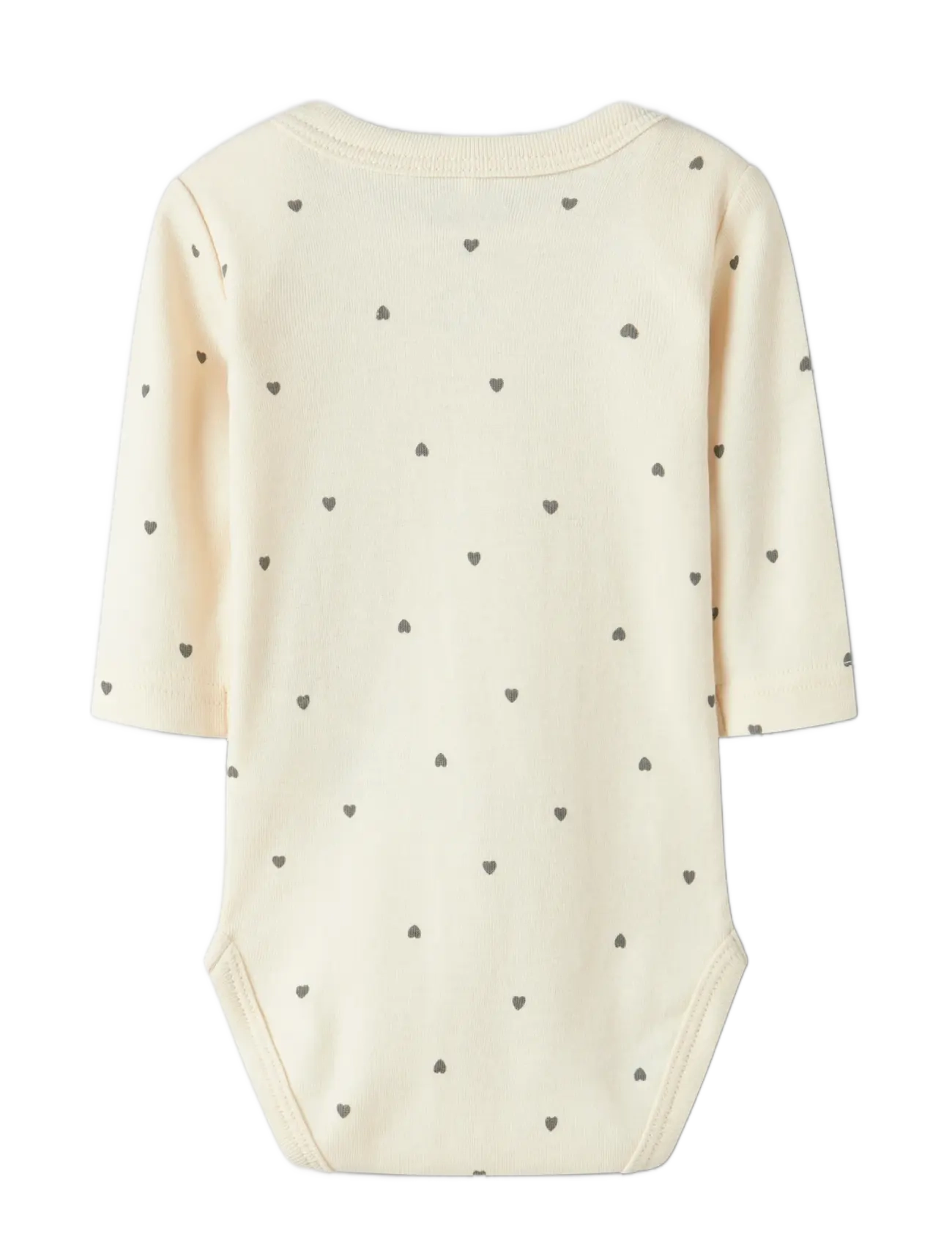 name it - NBFBODY 3P LS HEART NOOS - multipack bodys - summer sand - 1