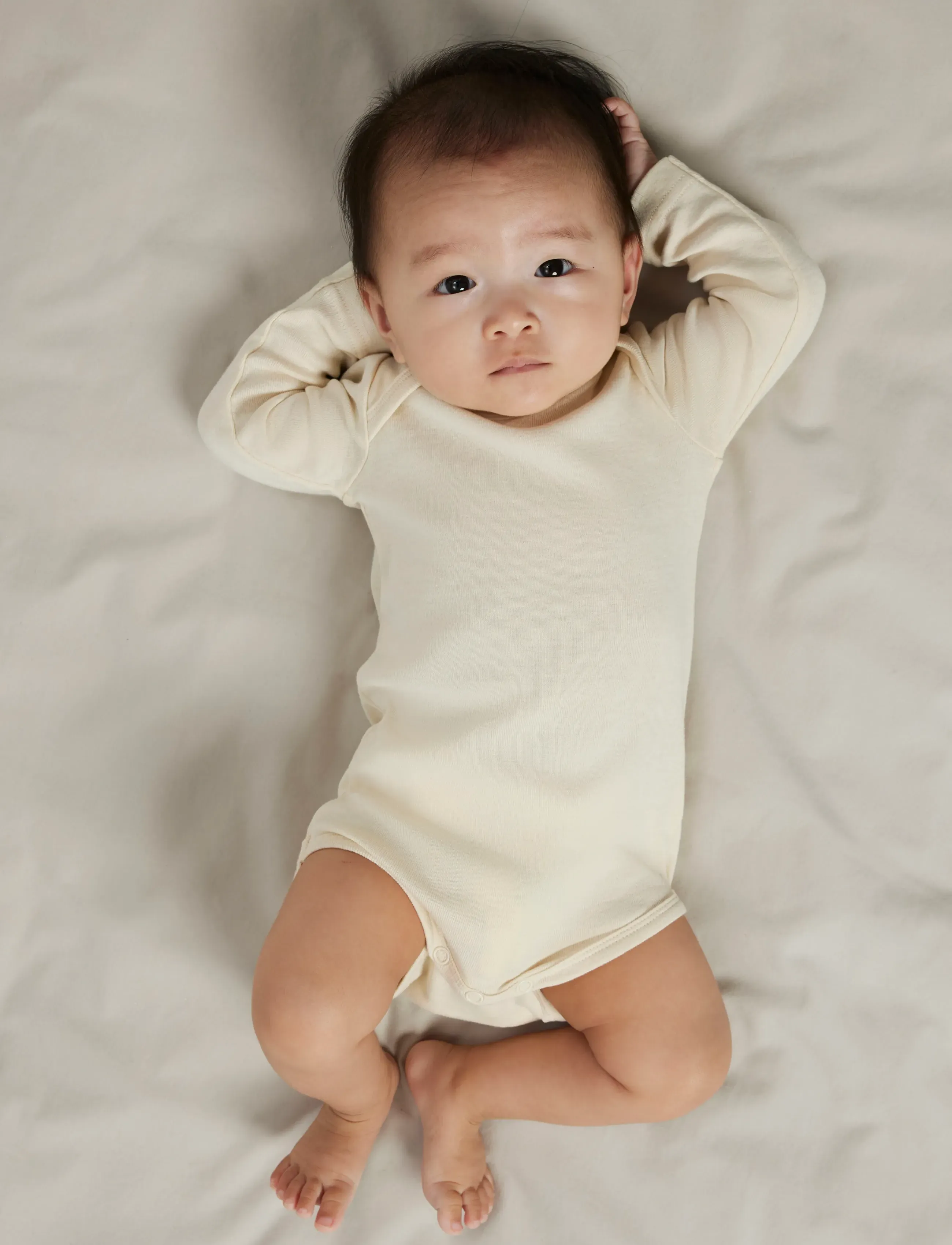 name it - NBFBODY 3P LS HEART NOOS - multipack bodys - summer sand - 4