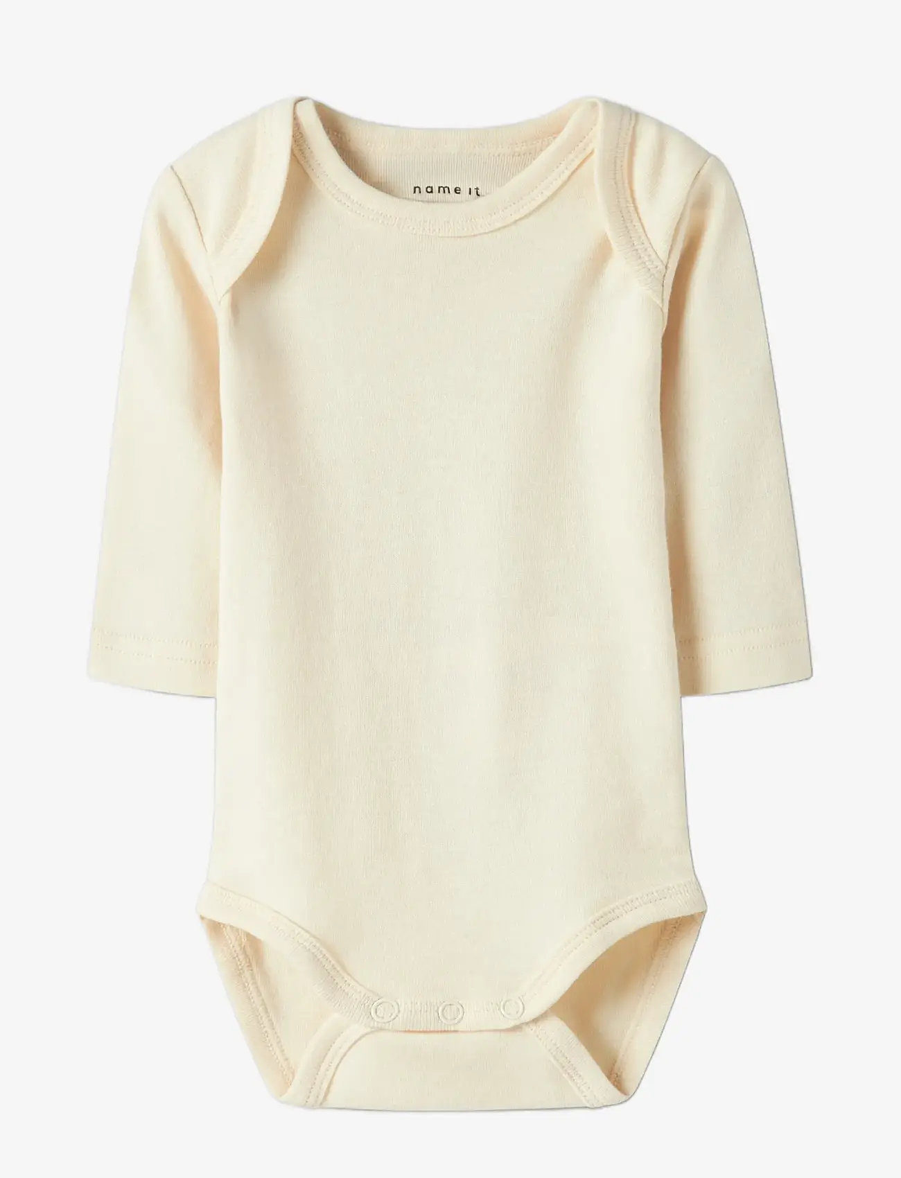 name it - NBFBODY 3P LS HEART NOOS - bodide mitmikpakk - summer sand - 2