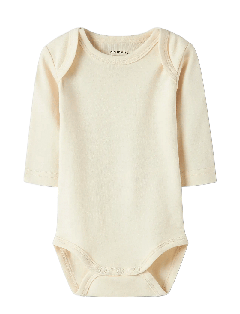 name it - NBFBODY 3P LS HEART NOOS - bodide mitmikpakk - summer sand - 2