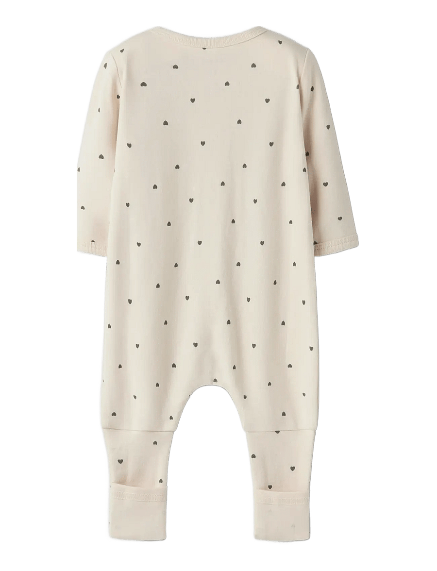name it - NBFNIGHTSUIT 2P ZIP FF HEART NOOS - apģērbs gulēšanai - summer sand - 2