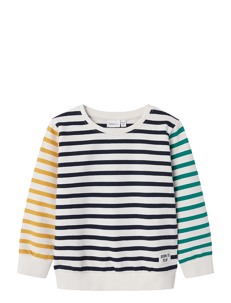 name it - NMMLOBAS LS SWEAT UNB - sweatshirts - dark sapphire - 1