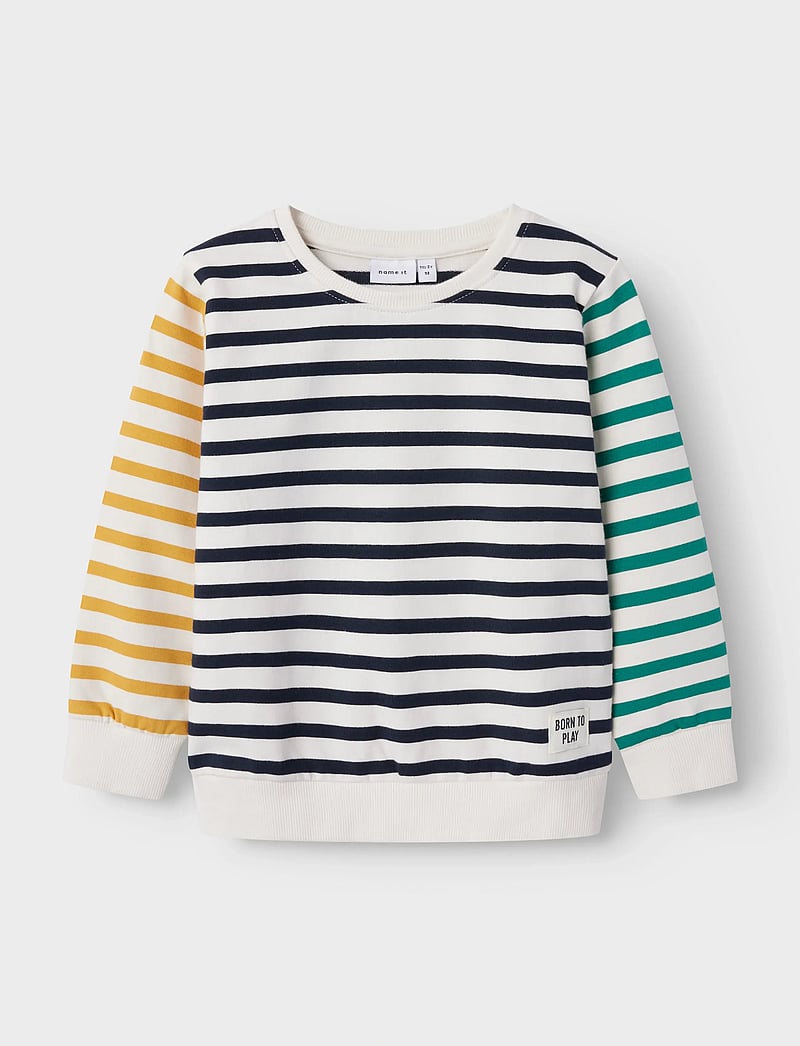 name it - NMMLOBAS LS SWEAT UNB - sweatshirts - dark sapphire - 0