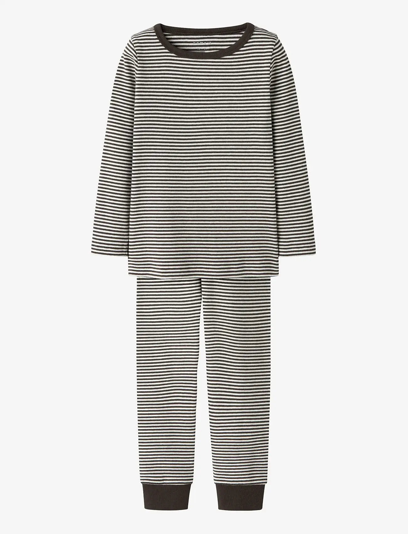 name it - NMNNIGHTSET STRIPE RIB NOOS - pyjamassæt - delicioso - 1