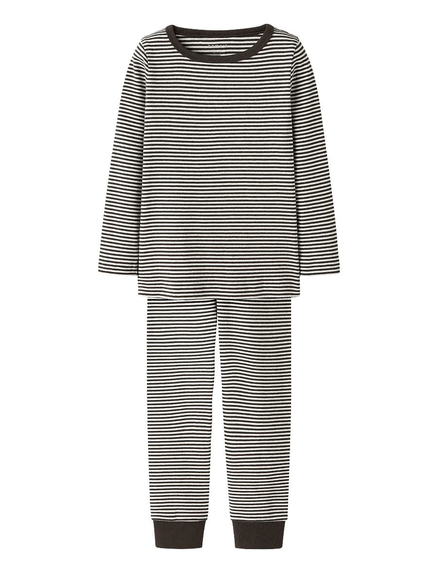 name it - NMNNIGHTSET STRIPE RIB NOOS - pyjama-sets - delicioso - 1