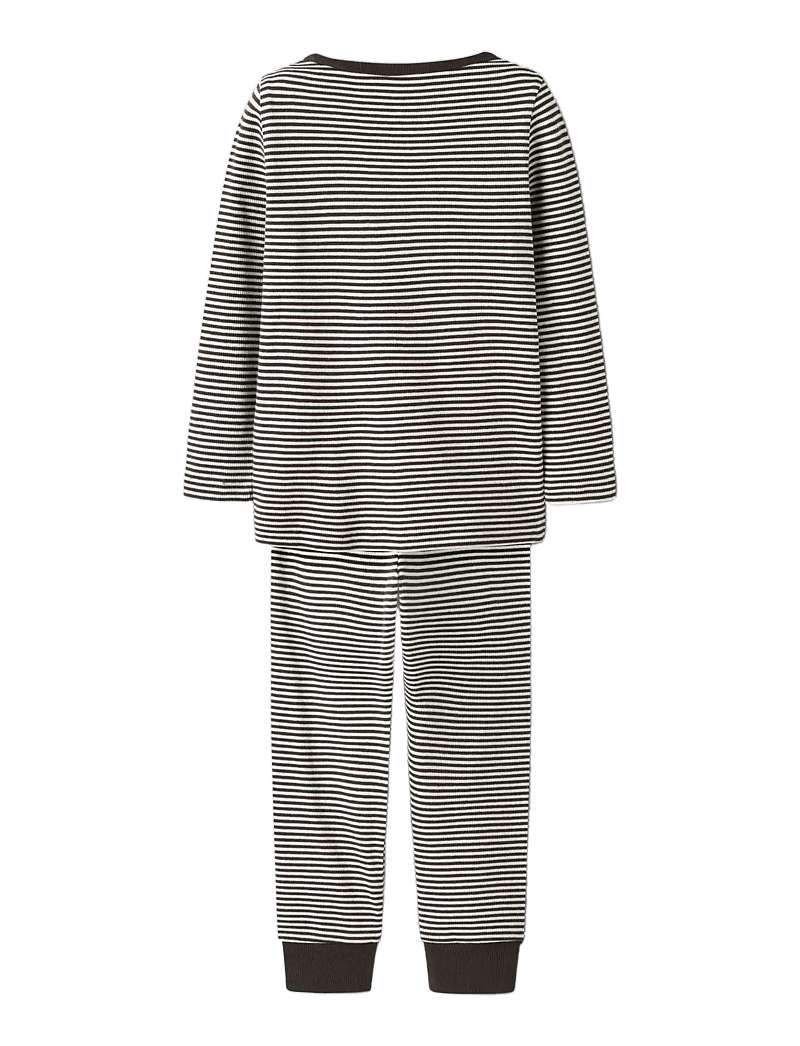name it - NMNNIGHTSET STRIPE RIB NOOS - pyjamassæt - delicioso - 2