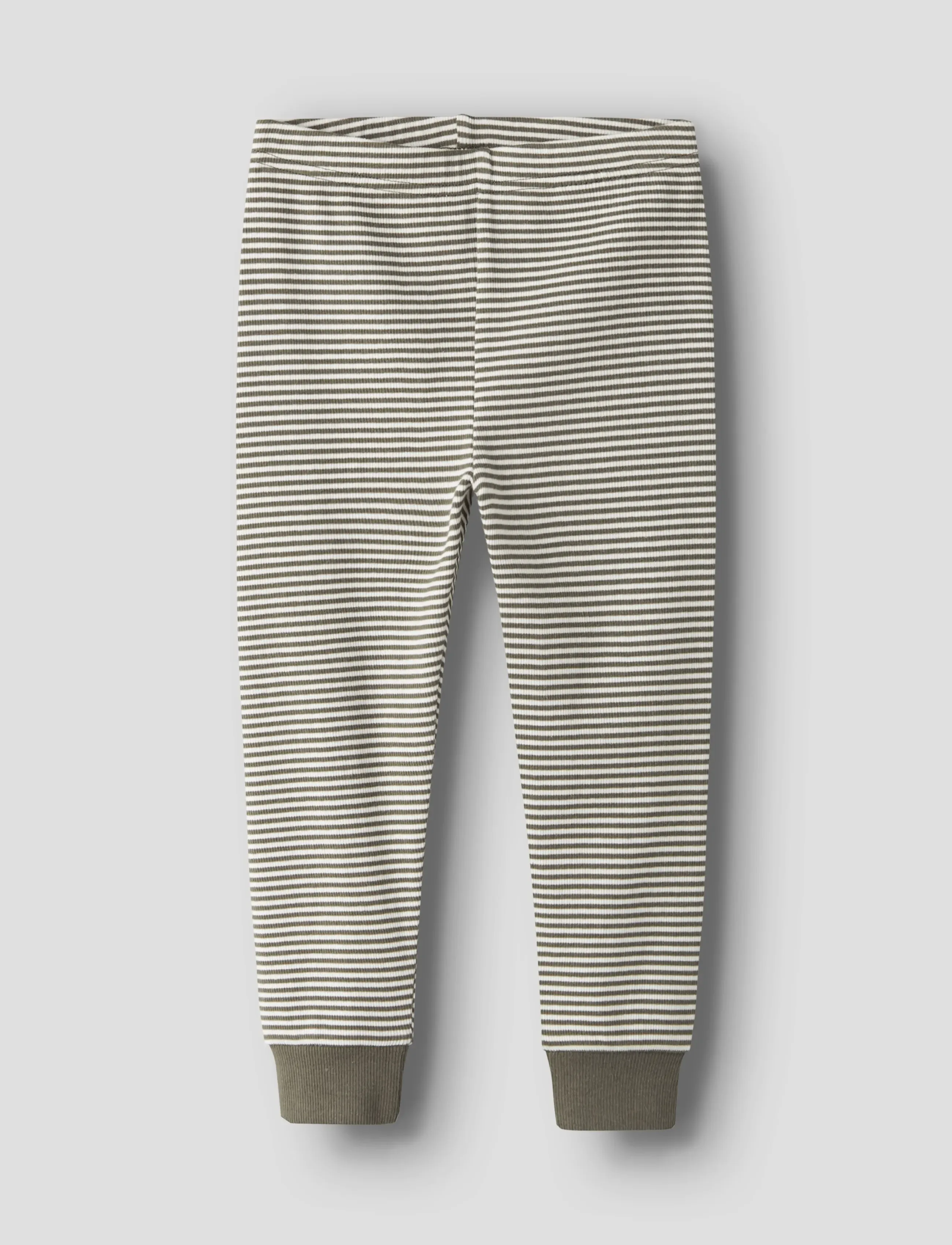 name it - NMNNIGHTSET STRIPE RIB NOOS - sets - dusty olive - 4