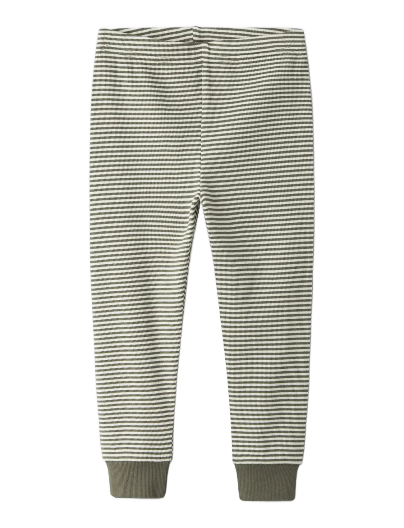 name it - NMNNIGHTSET STRIPE RIB NOOS - sets - dusty olive - 3