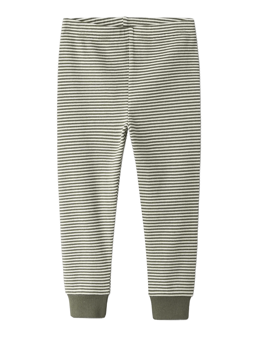 name it - NMNNIGHTSET STRIPE RIB NOOS - pyjamassæt - dusty olive - 3